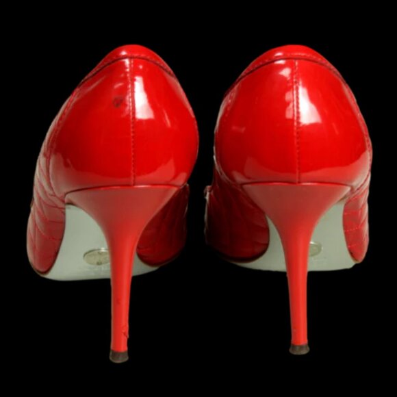 DOLCE & GABBANA Quilted Logo Pumps - Picture 4 of 7